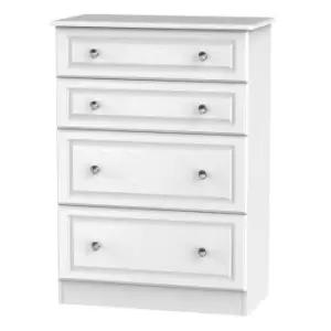 Florence White Ash 4 Drawer Deep Chest