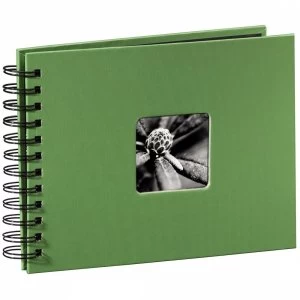 Fine Art Spiralbound Album 24x17cm 50 Black pages (Apple-green)