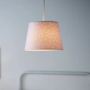 Thea Printed Pink & White Polka Dot Lamp Shade (D)30Cm