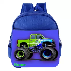 Personalised Monster Truck Backpack