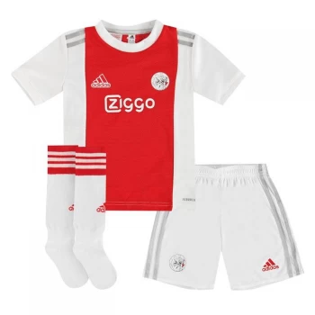 adidas Ajax Home Mini Kit 2021 2022 - White/Red
