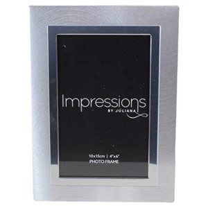 4" x 6" - Impressions Two Tone Photo Frame