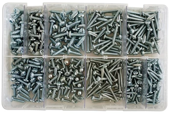 Asst Self Tapping Pan Pozi Screws 8-12 Box Qty 330 Connect 35001