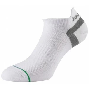 1000 Mile Ultimate Tactel Liner Sock White Mens UK Size 9-11