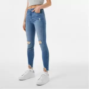 Jack Wills Aimie Mid Rise Skinny Jeans - Blue
