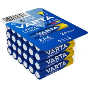 VARTA LONGLIFE power battery, AAA, pack of 24