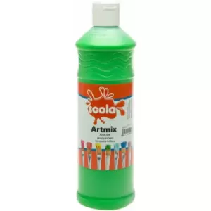 AM600/37 Artmix Ready-mix Paint 600ml - Leaf Green - Scola