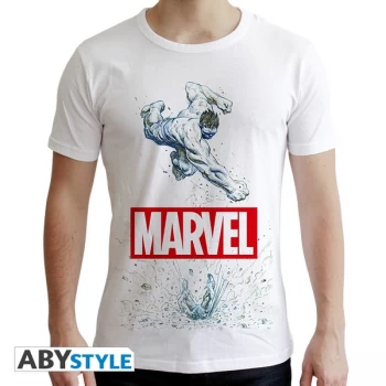 Marvel - Marvel Hulk Mens Medium T-Shirt - White