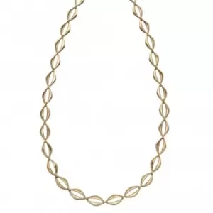 9ct Open Eye Link Yellow Gold Necklace GN344