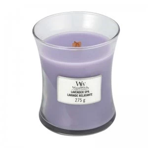 WoodWick Lavender Spa Medium Jar Candle 275g