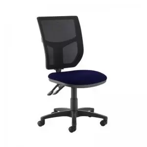 Altino 2 lever high mesh back operators chair with no arms - Ocean