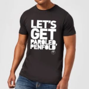 Danger Mouse Let's Get Paroled Penfold Mens T-Shirt - Black - XXL