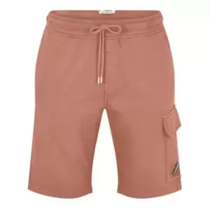 CP COMPANY Lens Fleece Shorts - Pink