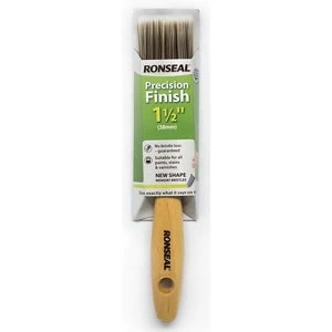 Ronseal Precision finish 1.5" Fine tip Flat Paint brush