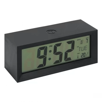 WILLIAM WIDDOP LCD Multifunction Alarm Clock - Black