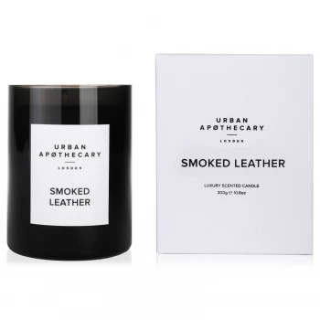 Urban Apothecary Smoked Leather Luxury Candle - 300g