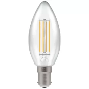 Crompton LED Candle Filament Dimmable Clear 5W 2700K SBC-B15d