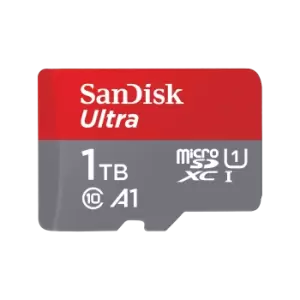 SanDisk 1TB Ultra MicroSDXC UHS-I Card with Adapter - SDSQUAC-1T00-GN6MA