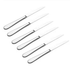 Viners Select 18.0 Stainless Steel Steak Knives Set of 6 Silver