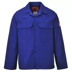 Biz Weld Mens Flame Resistant Jacket Royal Blue 2XL