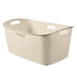 Curver My style Vintage white Basket (H)27.5cm (W)38cm