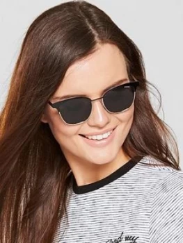 Polaroid Retro Sunglasses Black Women