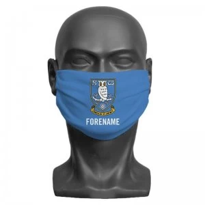 Personalised Sheffield Wednesday FC Crest Adult Face Mask