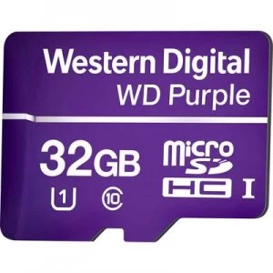 Western Digital WD Purple 32GB SC QD101 MicroSDHC Memory Card 8WDD032G1P0A