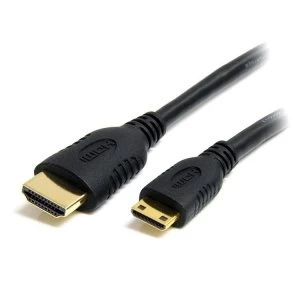 StarTech 1m High Speed HDMI Cable with Ethernet HDMI to HDMI Mini MM