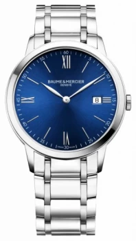 Baume & Mercier Mens Classima Stainless Steel Bracelet Watch