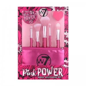W7 Pink Power Makeup Accessories Set