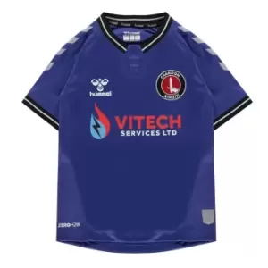 Hummel Charlton Athletic Third Shirt 2020 2021 Juniors - Blue