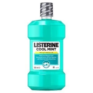 Listerine Cool Mint Anti-Bacterial Mouthwash 500ml