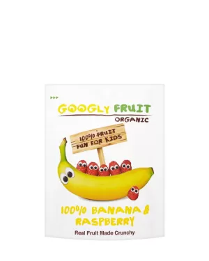 Googly Fruit Made Crunchy - Banana and Raspberry
