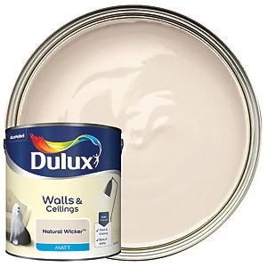 Dulux Walls & Ceilings Natural Wicker Matt Emulsion Paint 2.5L