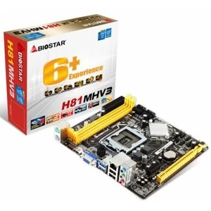 Biostar H81MHV3 Intel Socket LGA1150 H3 Motherboard