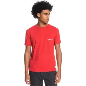 Quiksilver T-Shirt Mens - Red