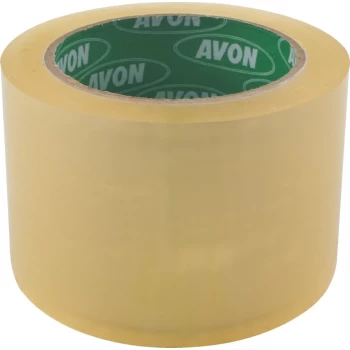 Clear Polypropylene Low Noise Tape - 75MM X 66M