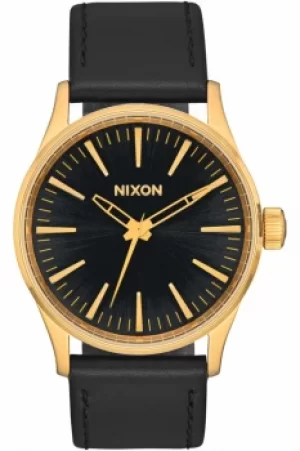 Unisex Nixon The Sentry 38 Leather Watch A377-1604