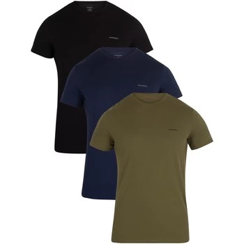 Diesel 3 Pack Jake T-Shirt mens T shirt in Multicolour - Sizes UK XS,UK S,UK M,UK L