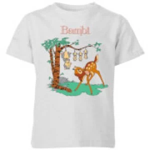 Disney Bambi Tilted Up Kids T-Shirt - Grey - 3-4 Years
