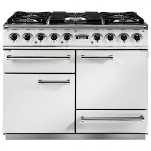 Falcon F1092DXDFWH-NG 82310 1092 de luxe df white nickel trim