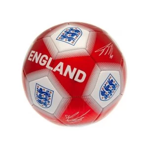 England Red White Signature Ball Size 5