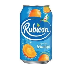 Rubicon 330ml Mango Flavoured Soft Drink Pack of 24 1414132