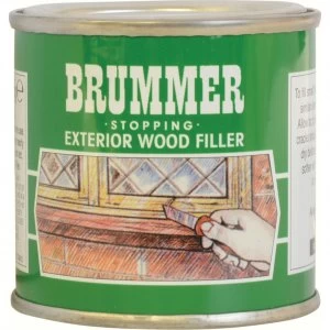 Brummer Green Label Exterior Stopping Wood Filler Light Walnut 225g