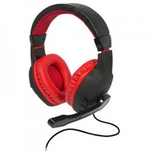 Konix DRAKKAR SKALD Gaming headset 3.5mm jack Corded Over-the-ear Black, Red