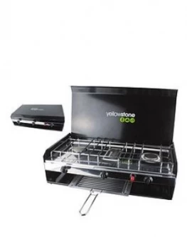 Yellowstone Double Burner With Grill And Lid