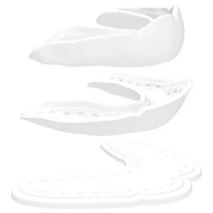 Shock Doctor Unisex's Ultra Microfit Mouthguard, White, Adult
