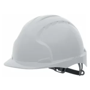 JSP EVO2 Non-vented White Safety Helmet