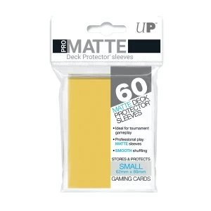 Ultra Pro Pro-Matte Yellow Small Deck Protectors - 60 Sleeves